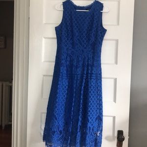 Blue Lace Dress size Medium